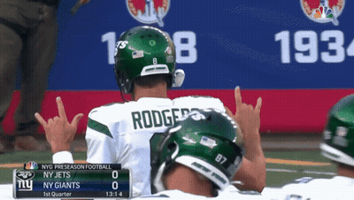 NY Jets Vs NY Giants Football Game GIF