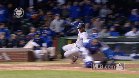 NY Yankees Sliding Score GIF