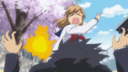 Nyan Koi Slapping Face GIF