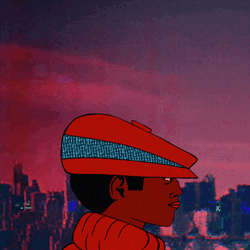 NYC Evening Walk Art GIF