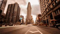 NYC Flatiron Street View GIF