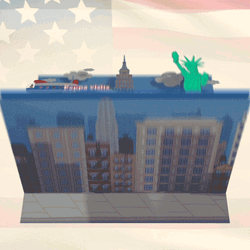 NYC Never Sleeps Peppa Pig GIF