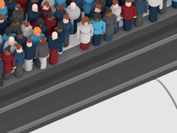 NYC Subway 3D Illustration GIF