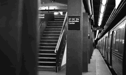 NYC Subway Cinemagraph GIF