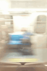 NYC Subway Train Window GIF