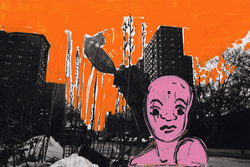 NYC Surreal Street Art GIF