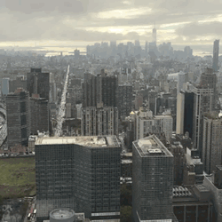 NYC Timelapse Aerial GIF