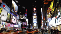 NYC Times Square Night GIF