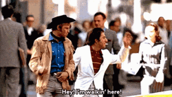 NYC Walkin' Here Ratso GIF