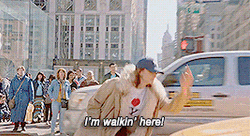 NYC Walking Carey Mulligan GIF