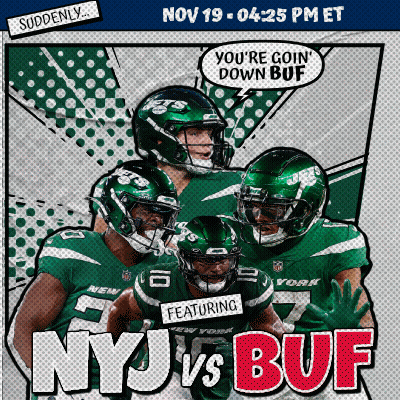 NYJVS BUF Advertisement Football Players GIF