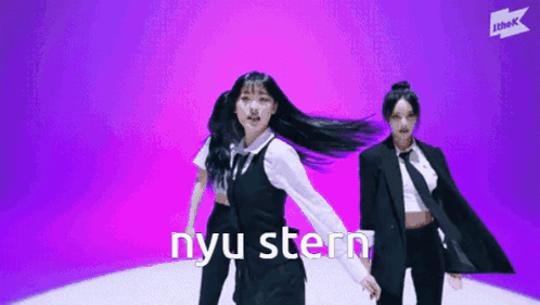 NYU Stern Purple Background GIF