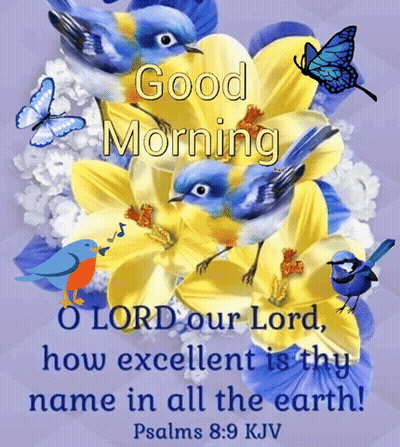 O Lord Our Lord How Excellent Is Thy Name In All The Earth Psalms 8 9 Kjv GIF