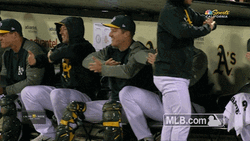 Oakland Athletics Claps  GIF