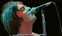 Oasis Liam Gallagher Singing GIF