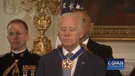 Obama Awarding Biden GIF