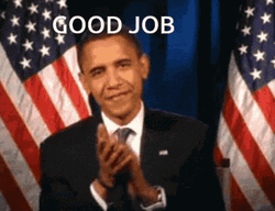 Obama Clapping Good Job GIF