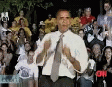 Obama Dancing  GIF