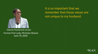 Obama Presidential Center Former First Lady Michelle Obama June 18 2026 GIF