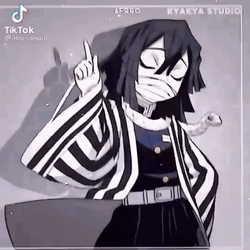 Obanai Iguro Pointing On The Side GIF