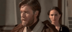 Obi Wan And Amidala Talking In Movie Clip GIF