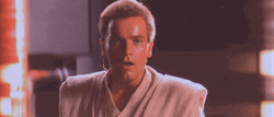 Obi Wan Kenobi Shouting No In Starwars GIF