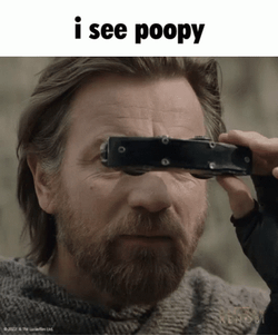Obi Wan Kenobi Star Wars I See Poppy GIF