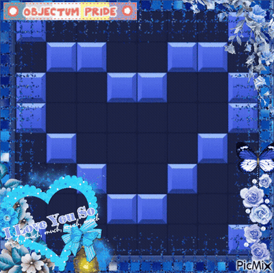 Objectum Pride Text In Frame GIF