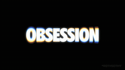 Obsession Word On Dark Background GIF