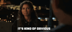Obviously Zendaya Spiderman Marvel GIF