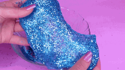 Ocean Like Glittery Slime GIF