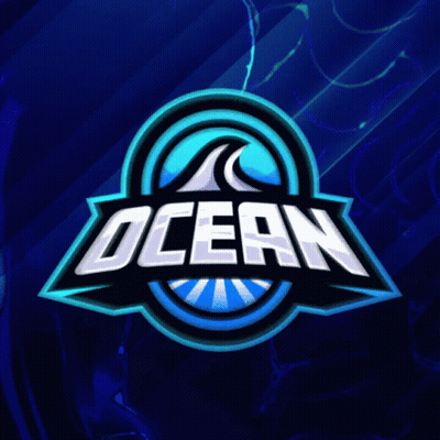 Ocean Logo With Wave GIF