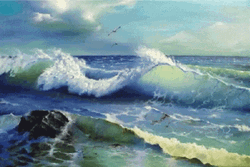 Ocean Waves Slow Motion GIF