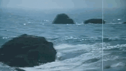 Ocean Waves Vintage Shot GIF