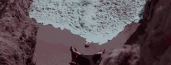 Ocean Waves While Sleeping On The Sand GIF