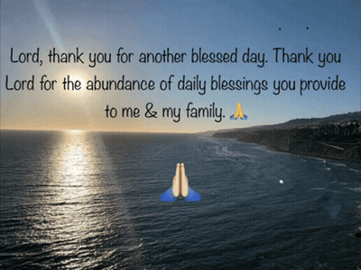 Ocean With Prayer GIF