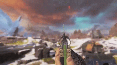 Octane Animation Butterfly Knife Rock GIF