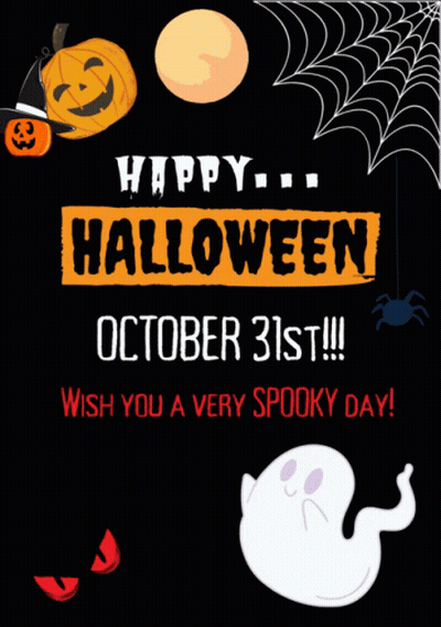 October 31St Is A Very Spooky Day GIF