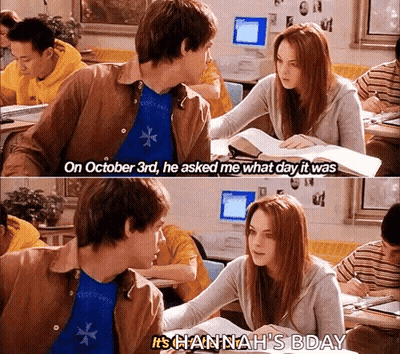 October 3Rd He Asked Me What Day It Was It's Hannah's Day GIF