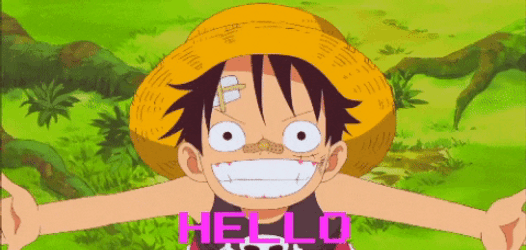 October Excited Monkey D Luffy One Piece GIF