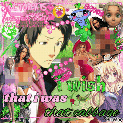 October Is Cancer Awareness Month And I Wish That I Was That Cabbage GIF