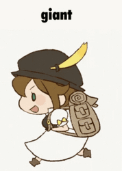 Octopath Traveler Tressa Running Sticker GIF