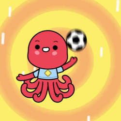 Octopus Playing Soccer In Toca Boca