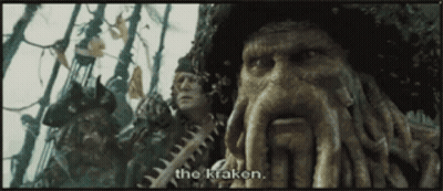 Octopus Tentacles Reaching Over Bridge GIF