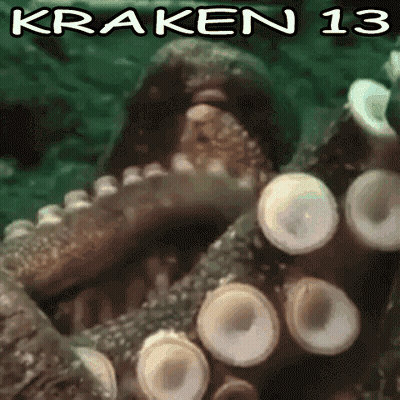 Octopus With Kraken 13 GIF