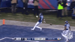 Odell Beckham Jr Doing Moon Walk GIF