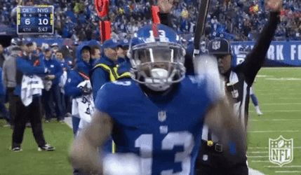 Odell Beckham Jr Showed Off Happy Dance Moves GIF