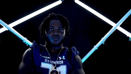 Odu Jon-Luke Peaker Running Back Muscle Flex GIF