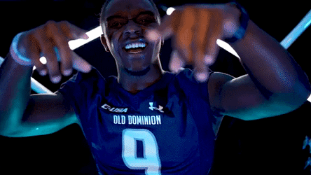 Odu Player 9 Trey Blount Wide Receive GIF