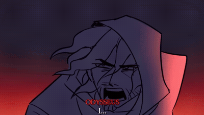 Odysseus Song #38 Poster Dark Background GIF